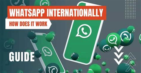 how does whatsapp work in international.